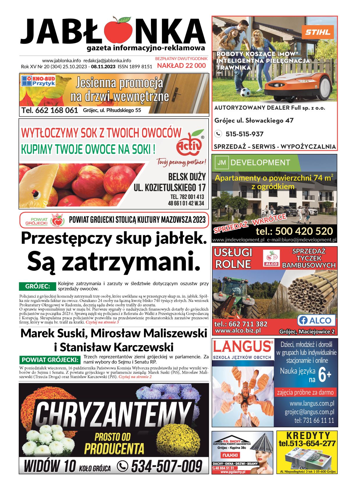 Gazeta nr 304 z dn. 25.10.2023 r. 